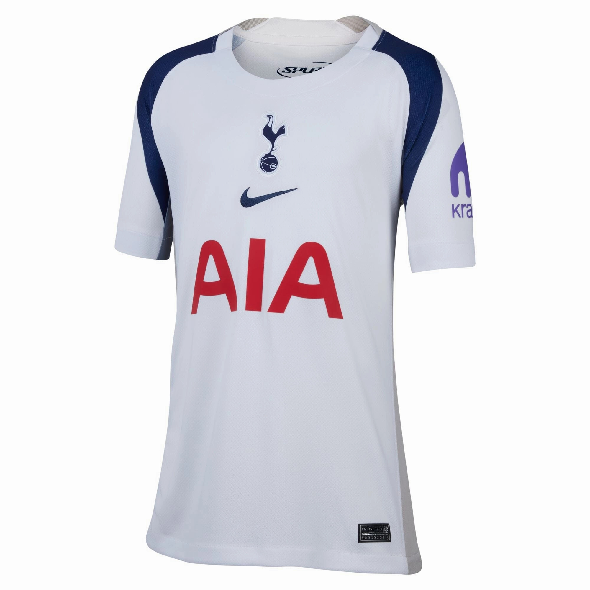 Tottenham Hotspur 25/26 Home Youth Jersey (HJ5297-101) Anti Pilling Finish
