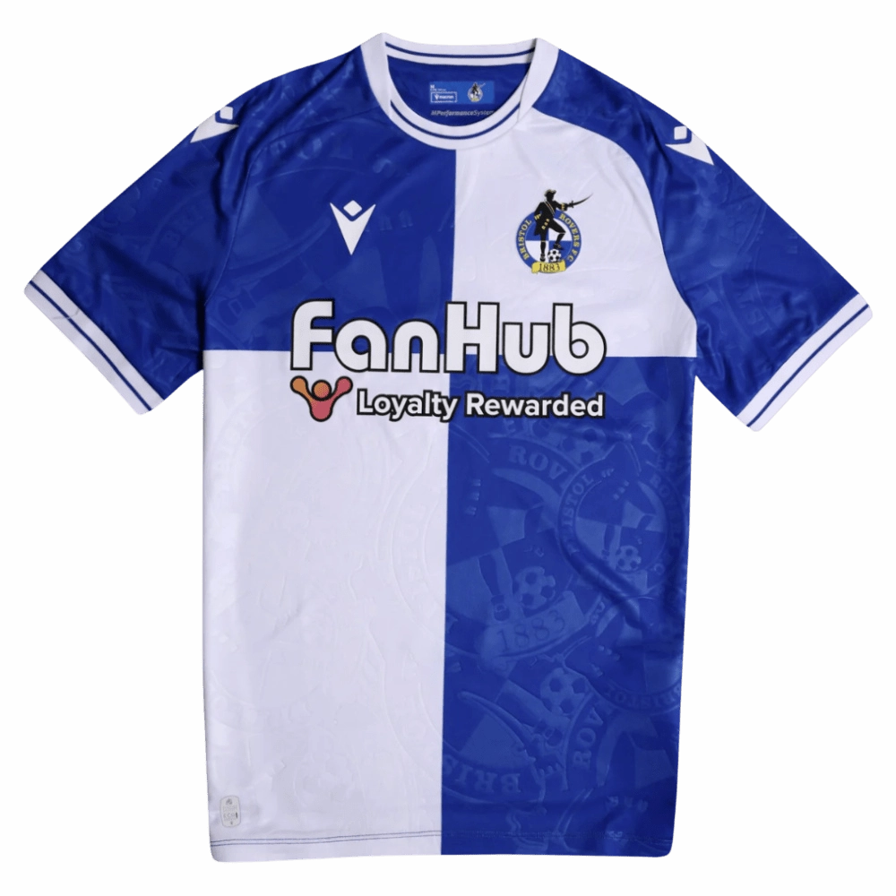 Bristol Rovers F.C. 25/26 Home Jersey (400069410001) match day