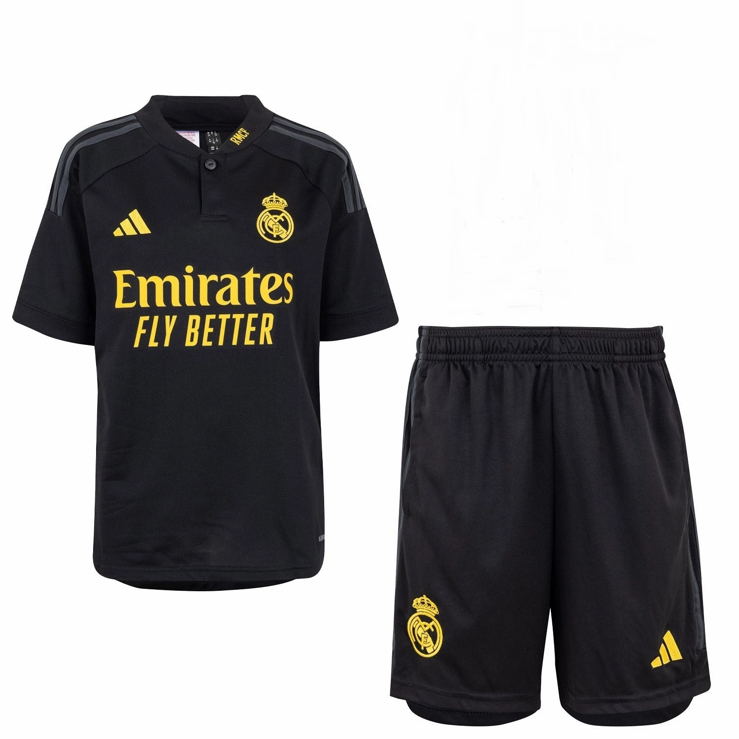 Airflow Optimized Athletic Look Real Madrid Third Kit 23/24 Full Set Shirt & Shorts