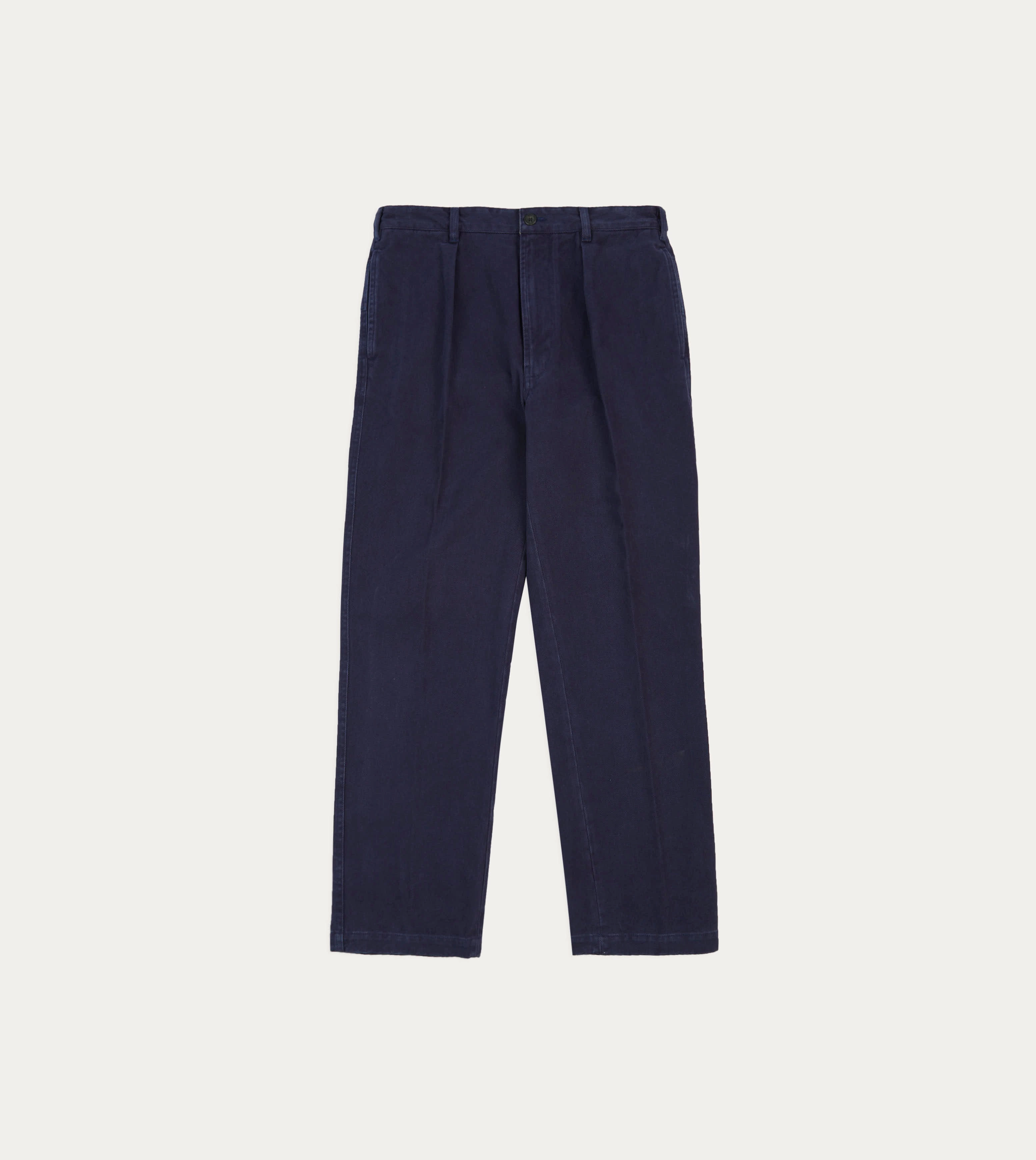 Indigo Heavy Cotton Twill Games Trousers snag resistant