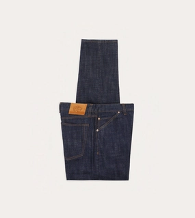 Indigo Rinse 15.5oz Japanese Selvedge Denim Five-Pocket Jeans hypoallergenic Timeless Layers