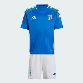 Italy 2024 Home Mini Kit Full Set Shirt & Shorts Multipurpose Sports Gear Quick Cool Material