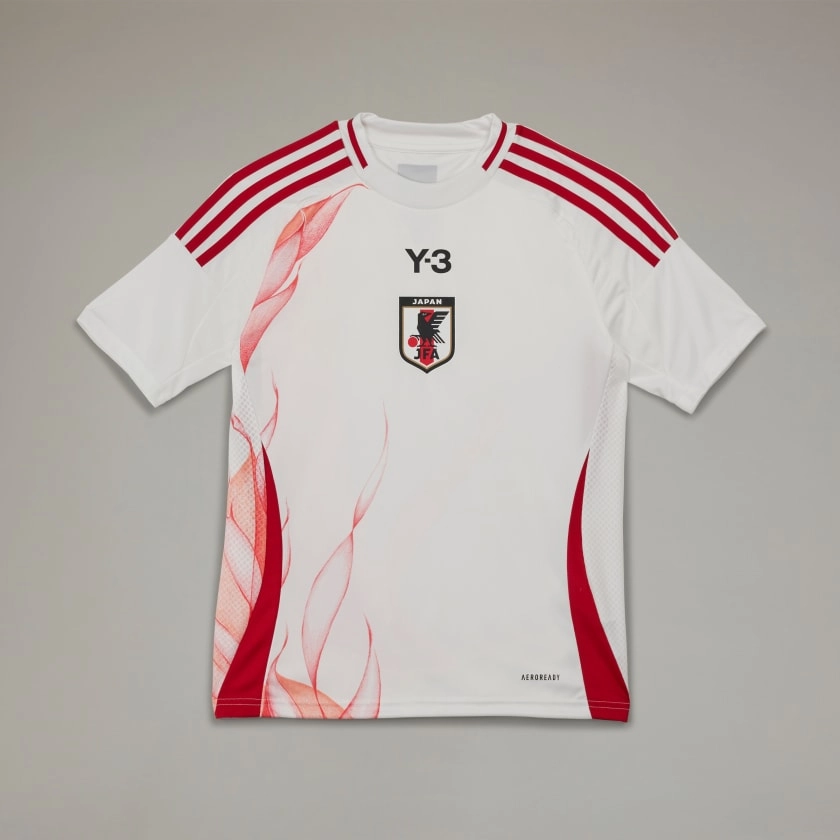 Japan X Y-3 2024 Away Kids Jersey Full set T-Shirt & short Airflow Enhancing Texture Anti Pilling Fabric Treatment