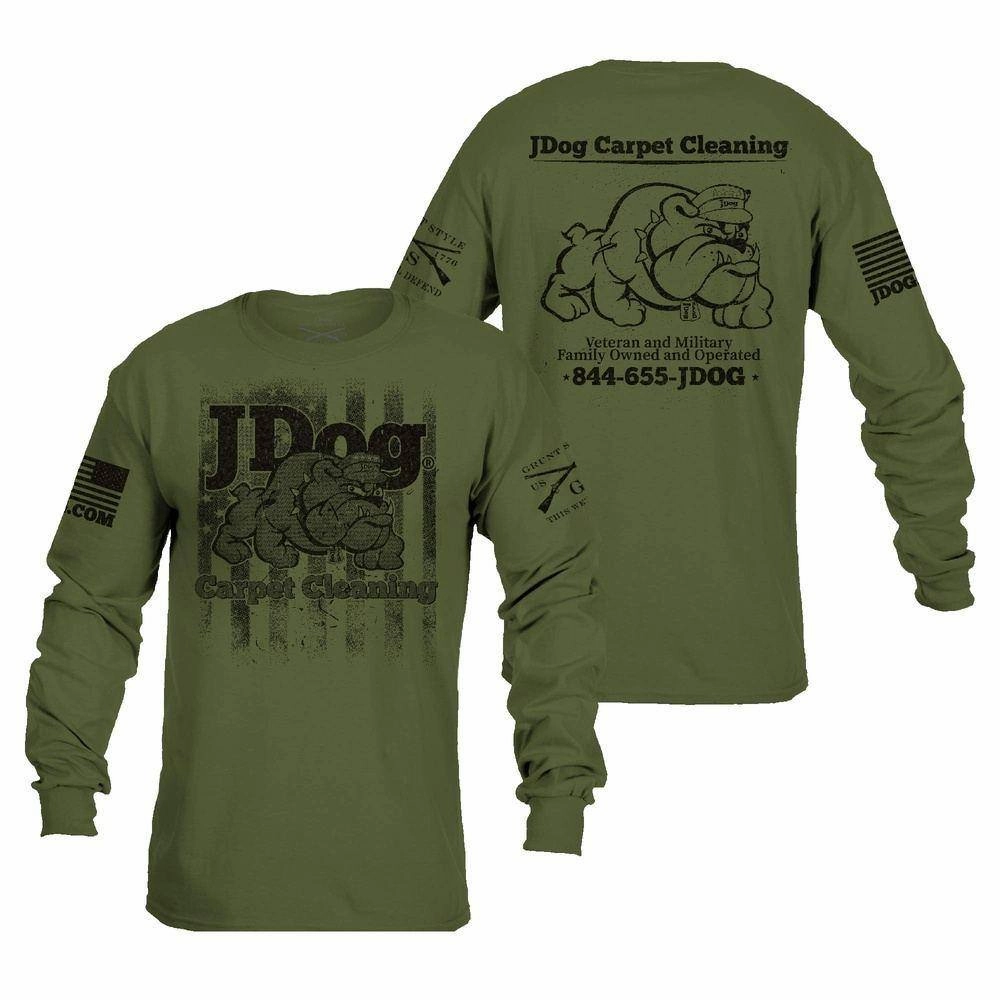 JDog Carpet Cleaning Long Sleeve Triple Stitched Seams Lightweight Material