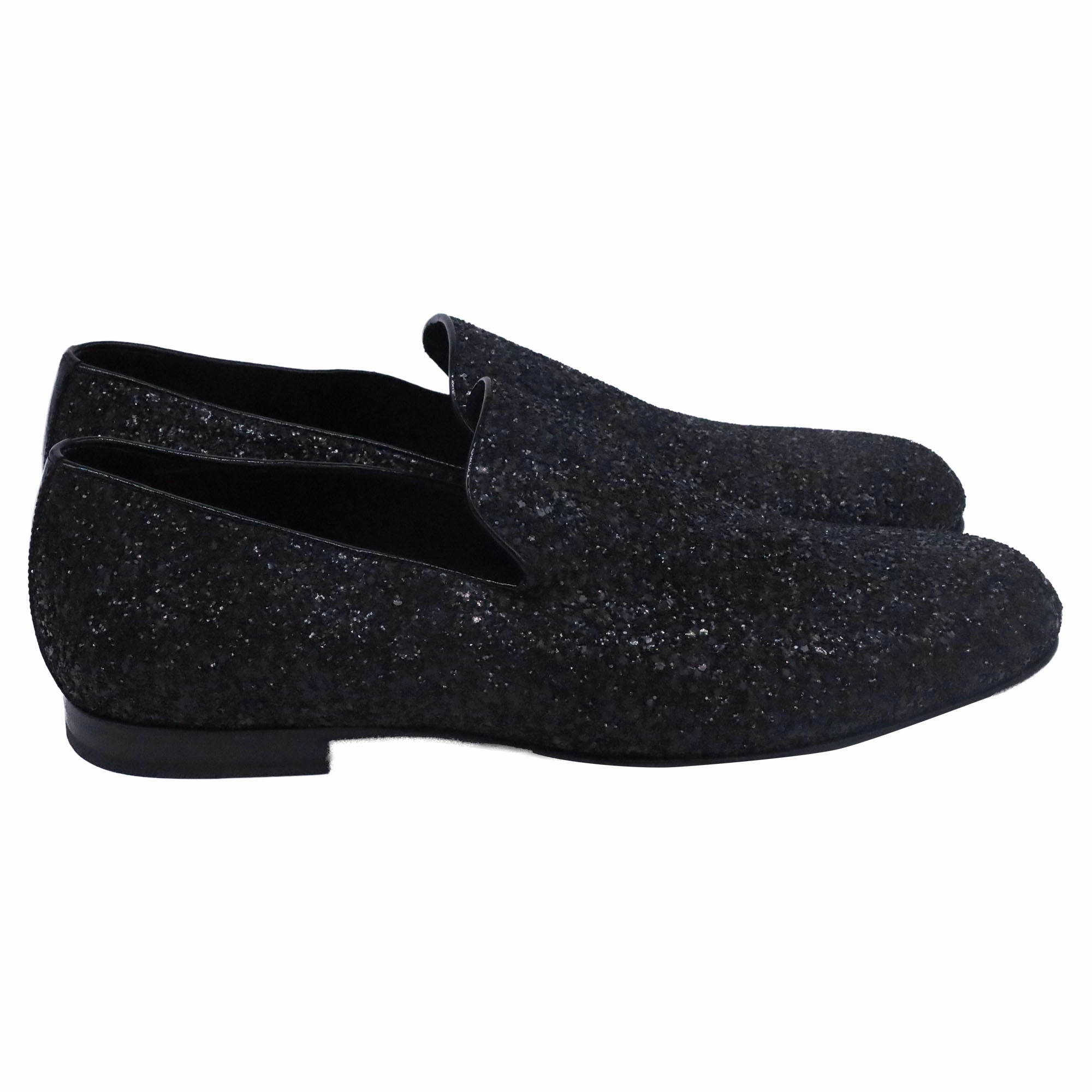 Jimmy Choo Thame Loafers in lack Glitter Air Walk Versatile Look