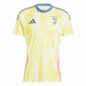 Juventus 24/25 Away Jersey (JH1357) Quick Release Cuffs Moisture Management System