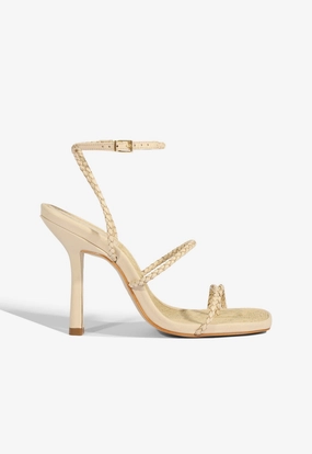 Kaya Straw Sandal Sporty Comfort Chain Touch