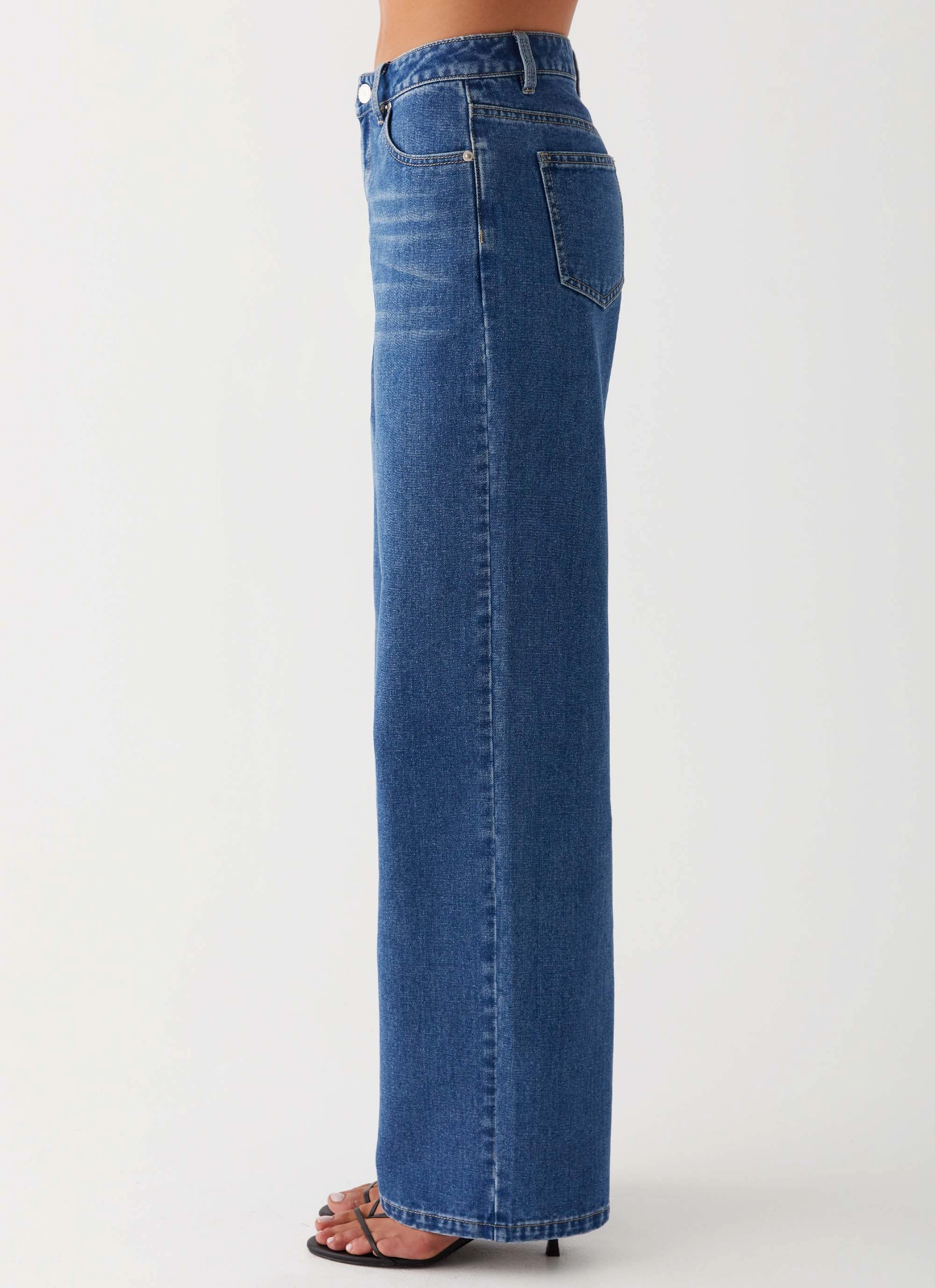 Durable Summer Vibes Keanna Low Rise Jeans - Indigo