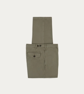 Khaki Heavy Cotton Twill Games Trousers AntiSlipWaistband Breathable Waistband