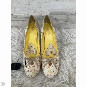 Shoes Heels Stiletto By Clothes Mentor In Yellow, Size: 11 Mid Top