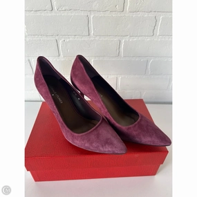 High Heel Pumps Shoes Heels Stiletto By Donald Pliner In Purple, Size: 9