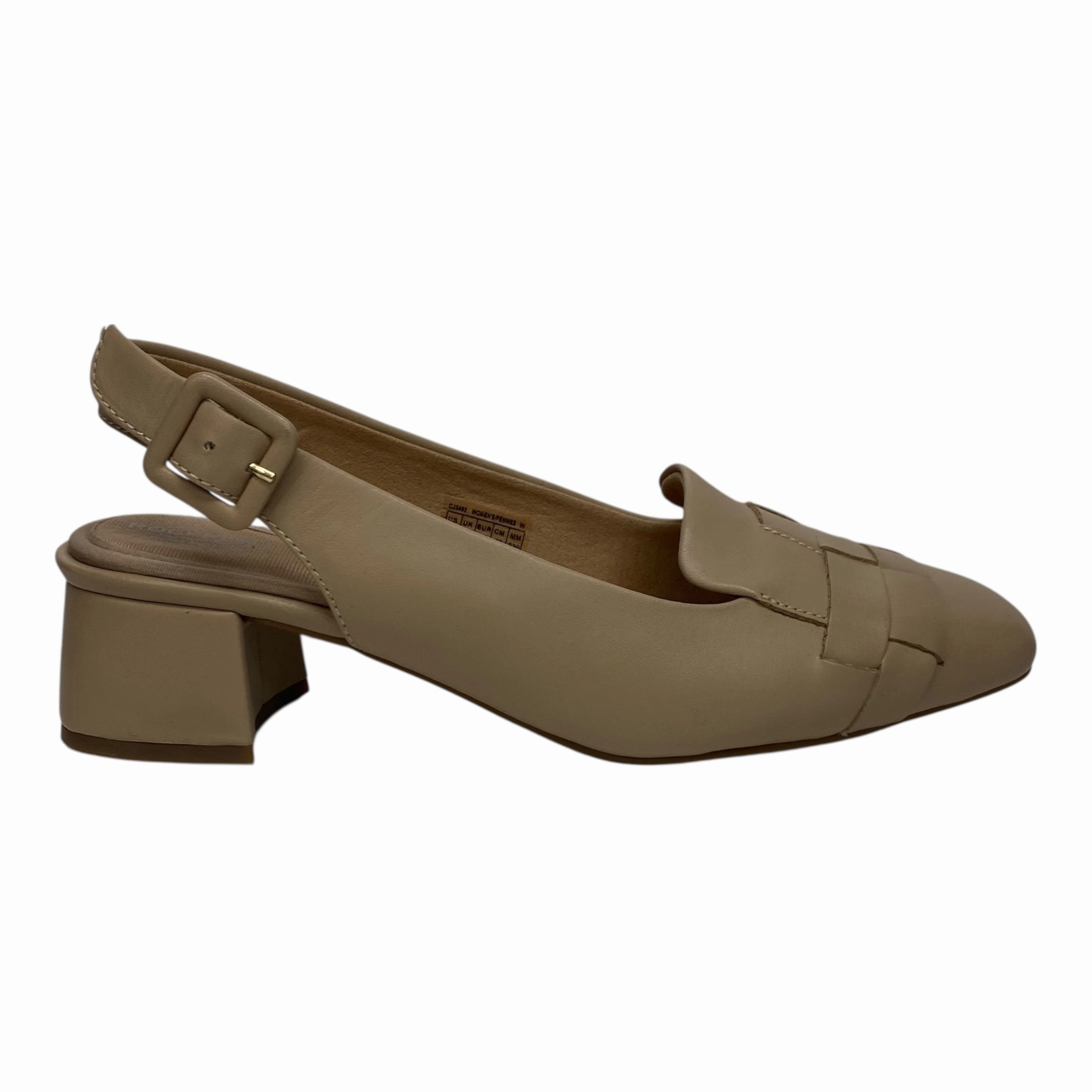 Bold Heel Boots Shoes Heels Block By Eileen Fisher In Cream, Size:6