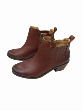 Tassel Accent Trendy Mood Shoes Heels Block By Vionic In Brown, Size: 6.5