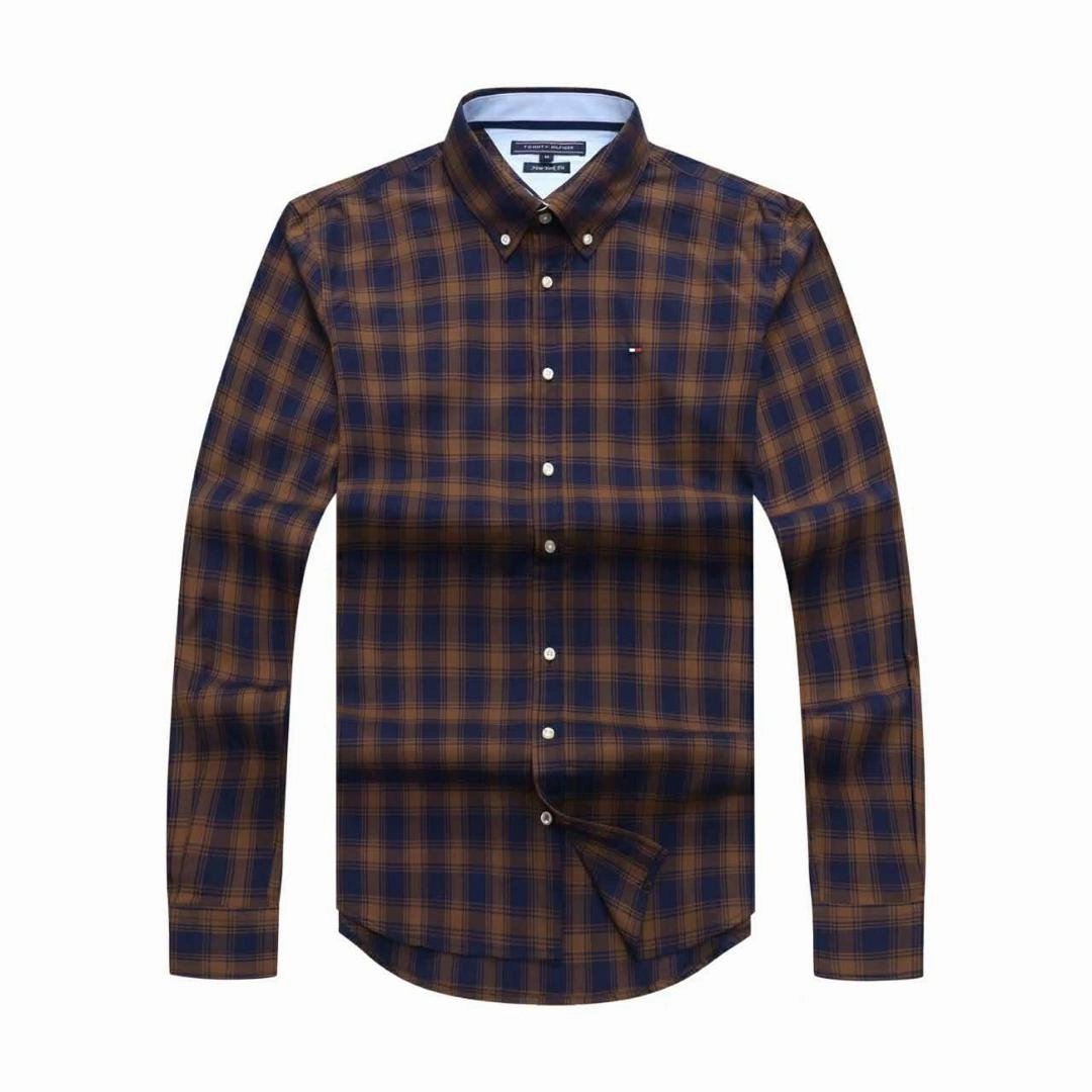 Comfort Fit Tommy Hilfiger Long Sleeve Men II Check Shirt