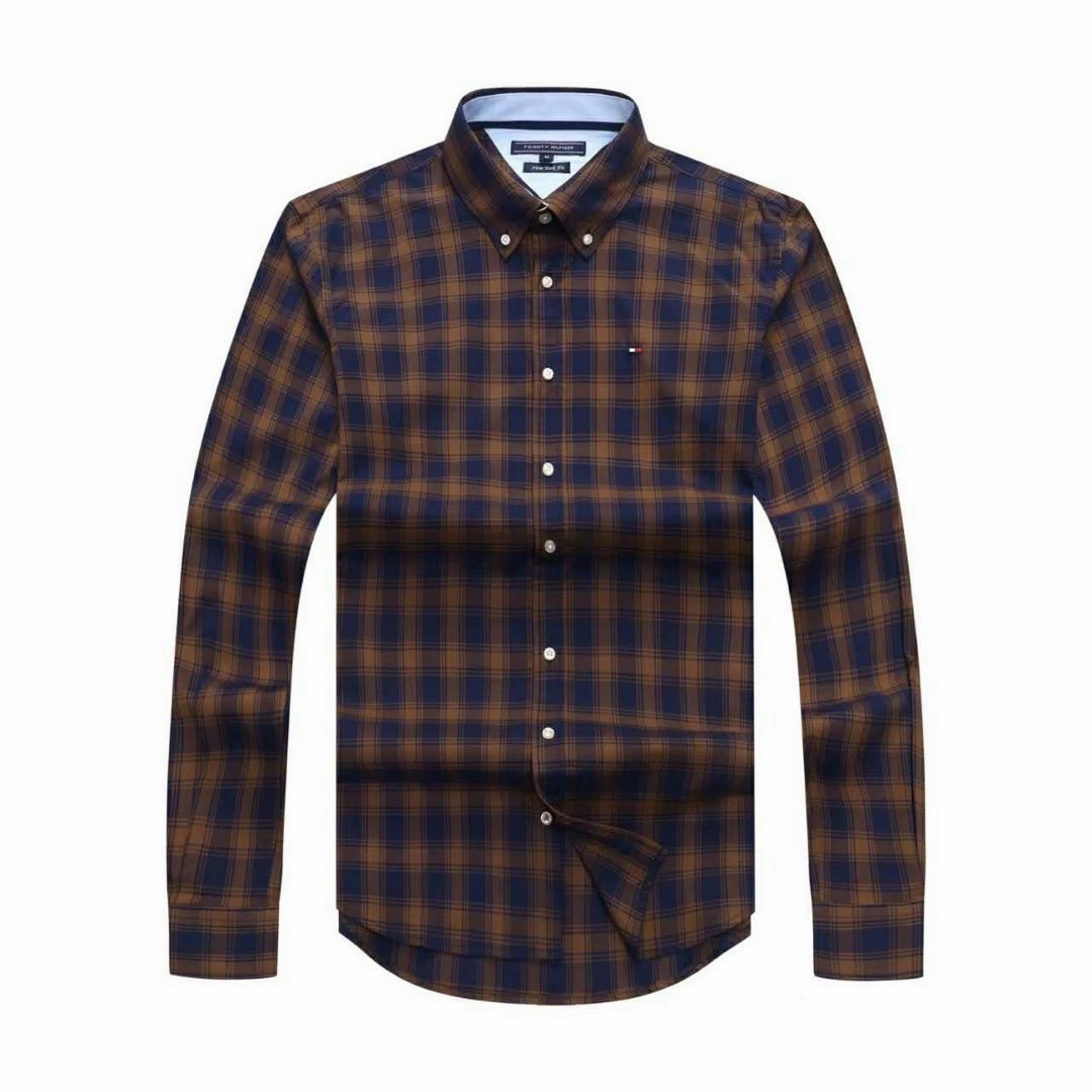 Tommy Hilfiger Long Sleeve Men II Check Shirt Ethical production Street Comfort