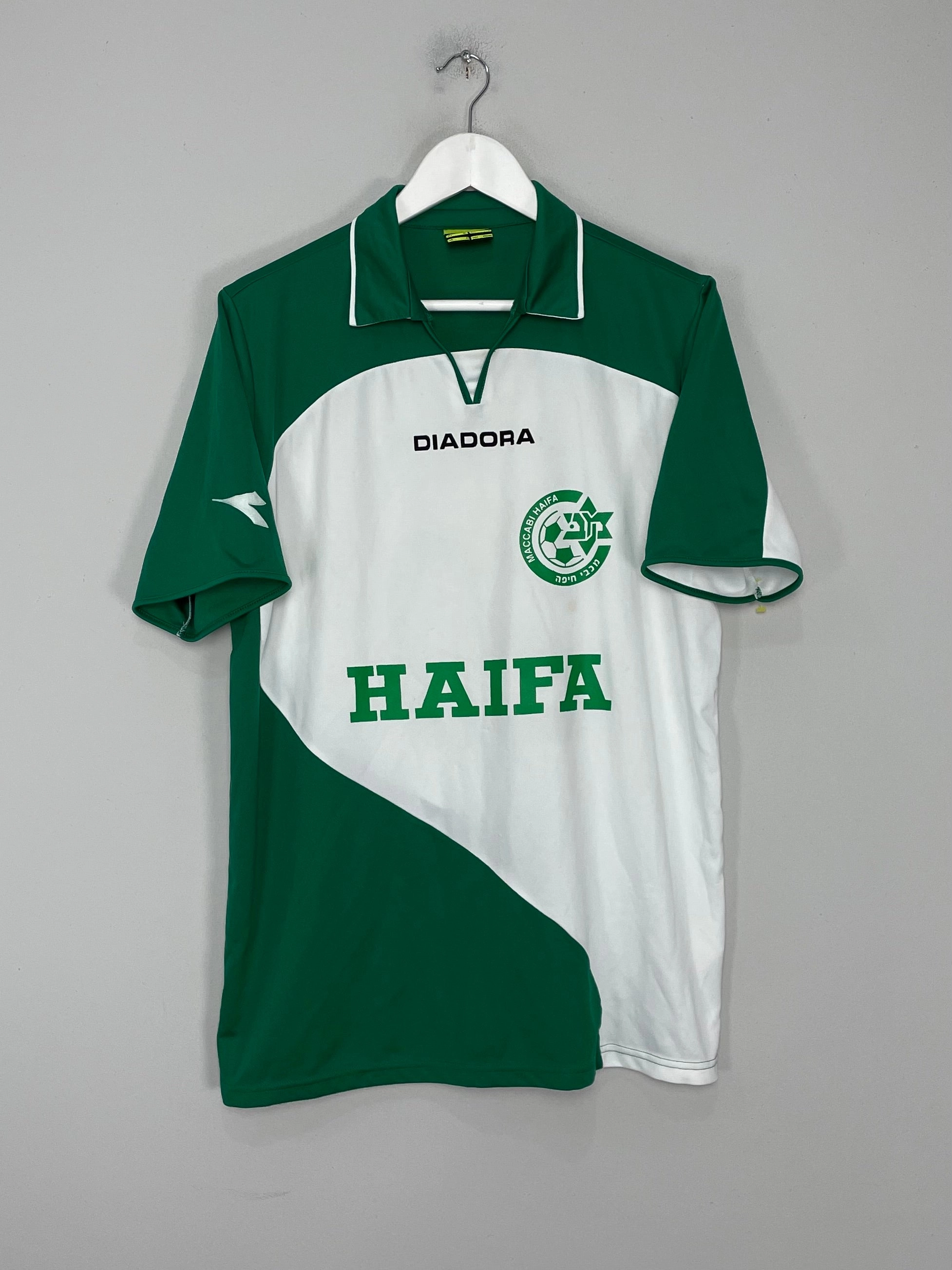 cricket string 2005/06 MACCABI HAIFA #20 TRAINING SHIRT (L) DIADORA