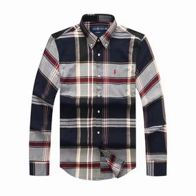 POLO RALPH LAUREN Mens Classic Long Sleeve Oxford Shirt Sleek Silhouette Morning Comfort