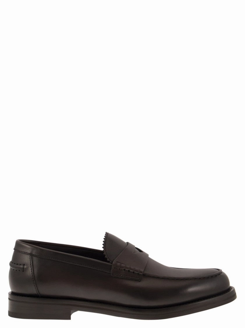Street Pulse Smooth Finish Leather Penny Loafer
