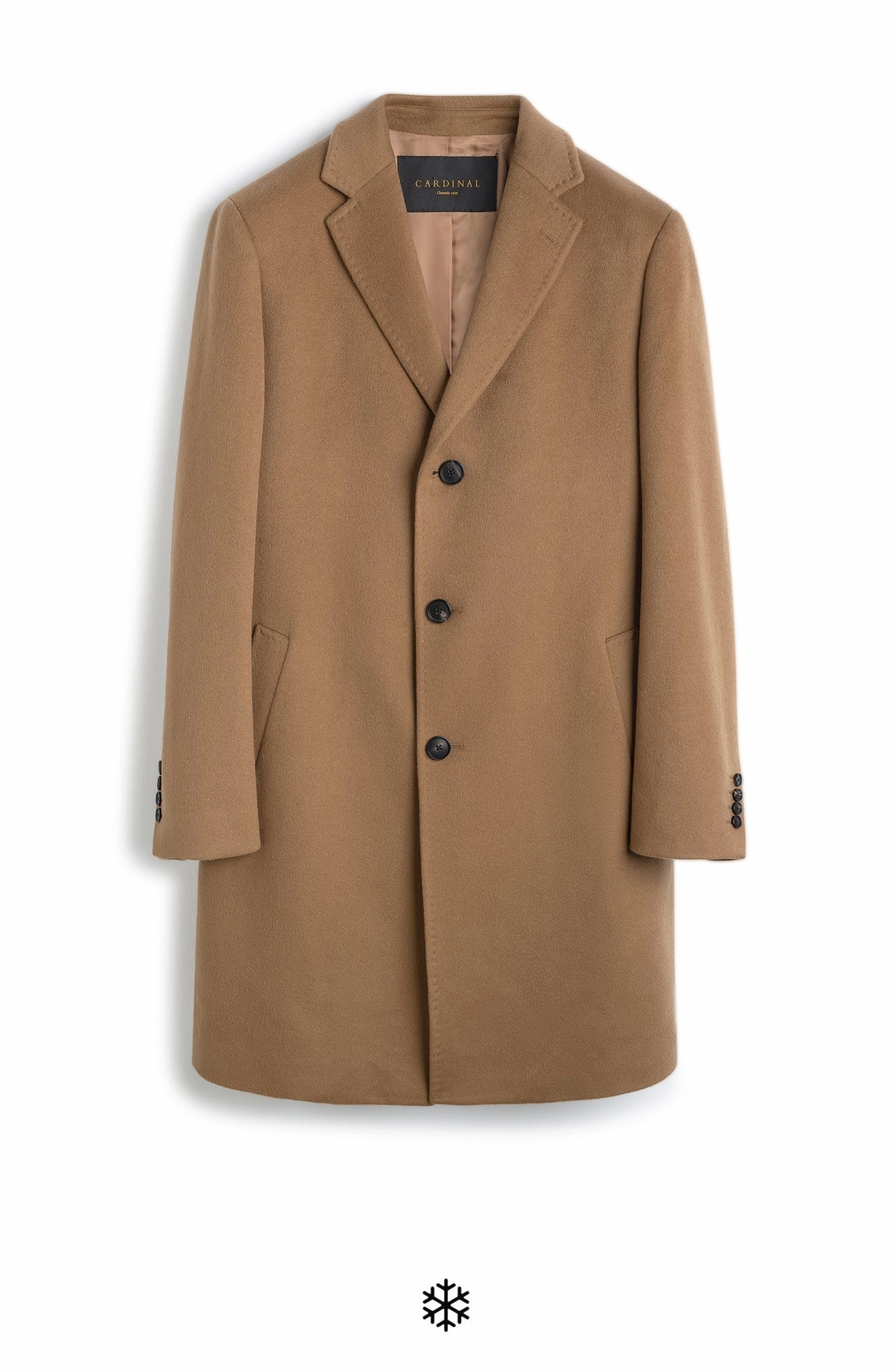 ST-PIERRE CASHMERE TOPCOAT in VICUNA Extended Coverage