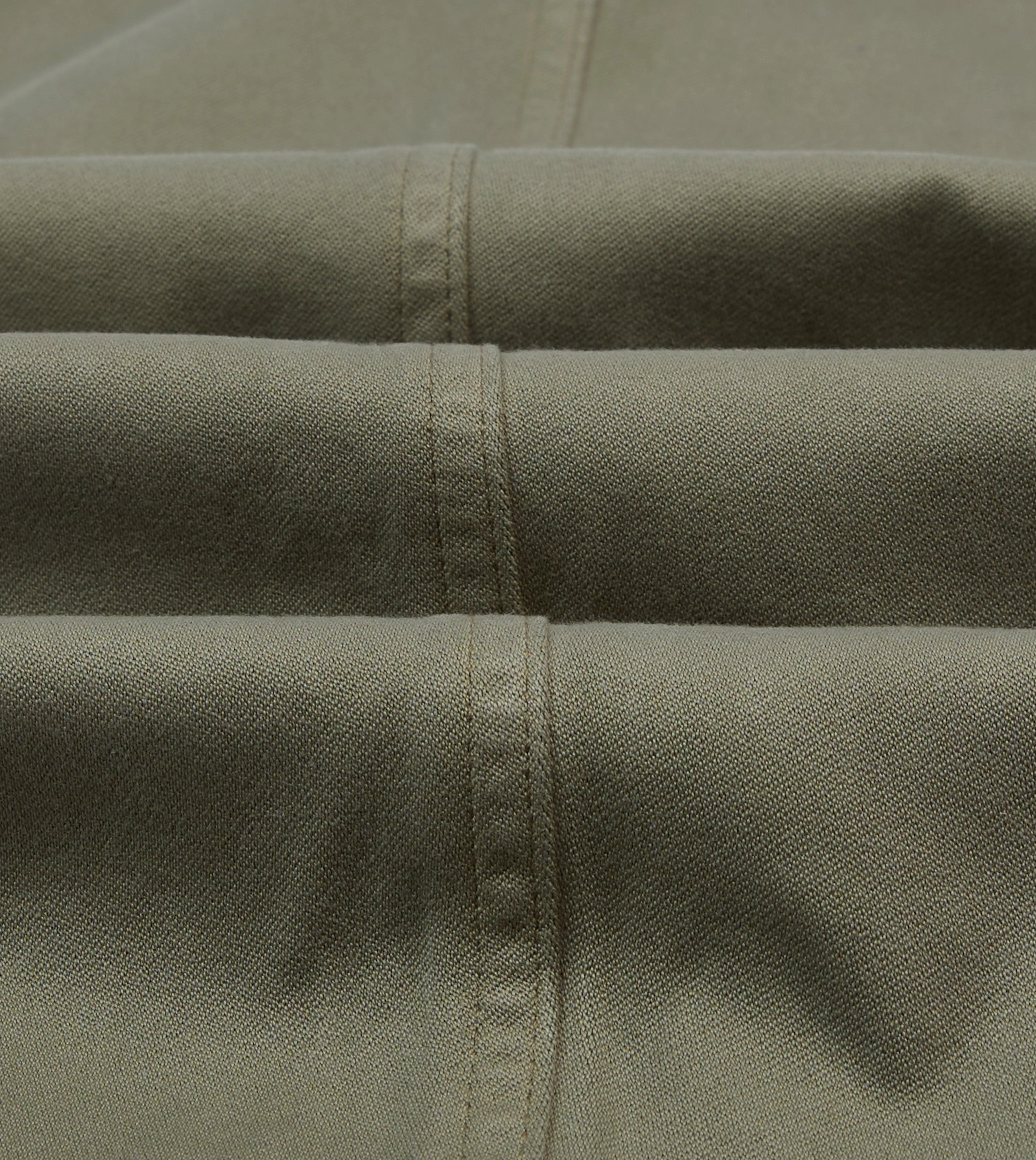 Light Olive Cotton Fatigue Trouser Flattering Look