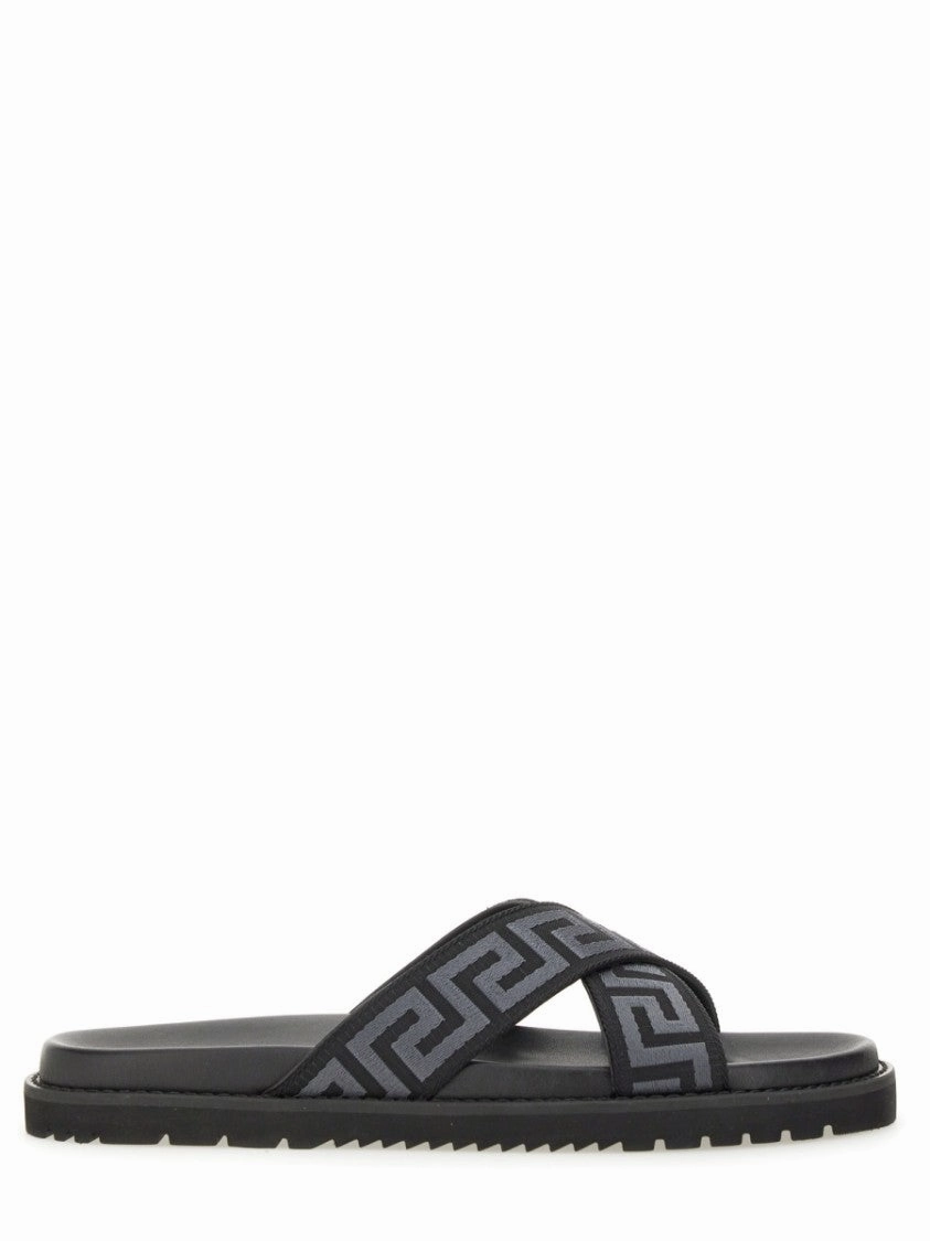 Sandal With Logo Step Hold