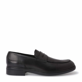 Bally Neffer Men's 6231383 Black Leather Loafers Food Spot