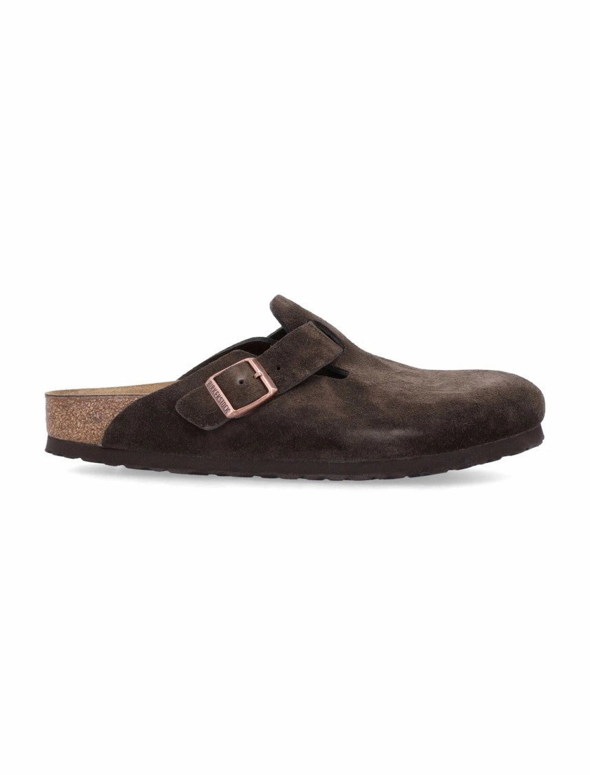 Boston Soft Suede Clogs Clean Path Lane