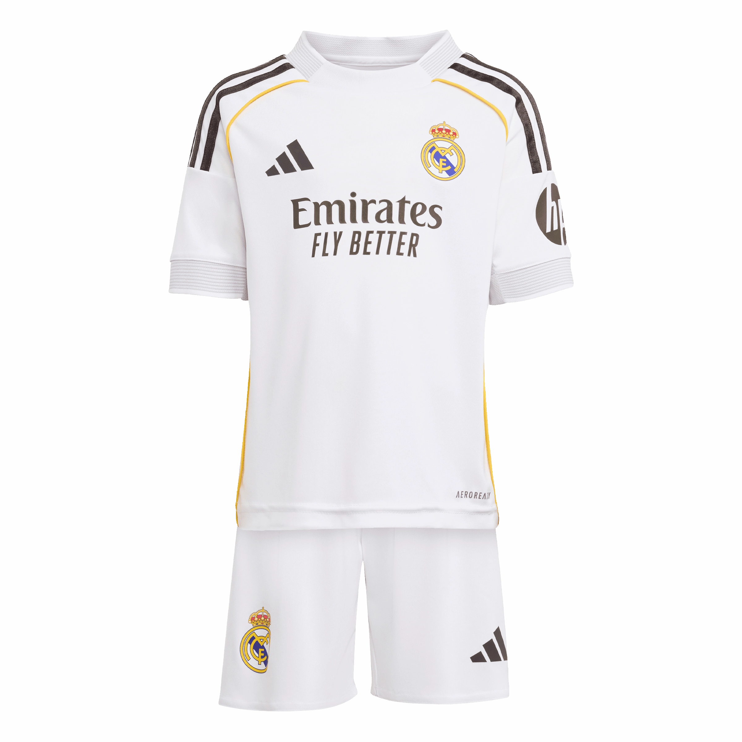 Real Madrid 25/26 Home Mini Kit (JN8870) Anti Pilling Process