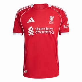 Breathable Layer Liverpool FC 25/26 Home Authentic Jersey (JY4237)