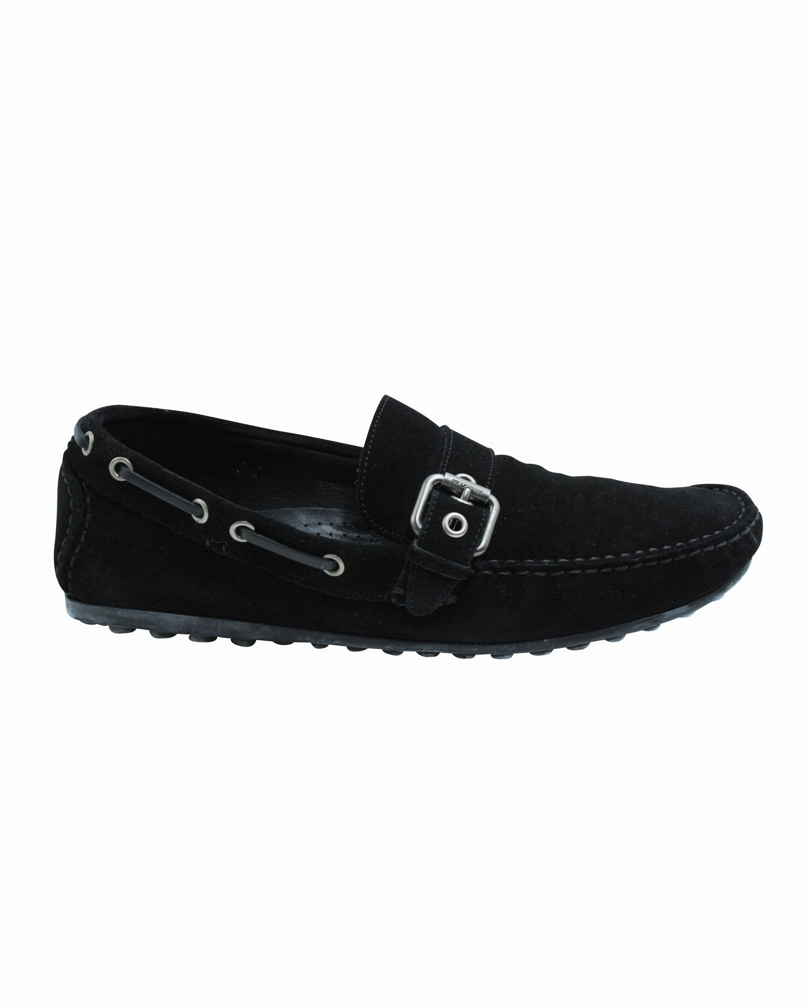 Chill Day Gentle Feel Sergio Rossi Loafers in Black Suede