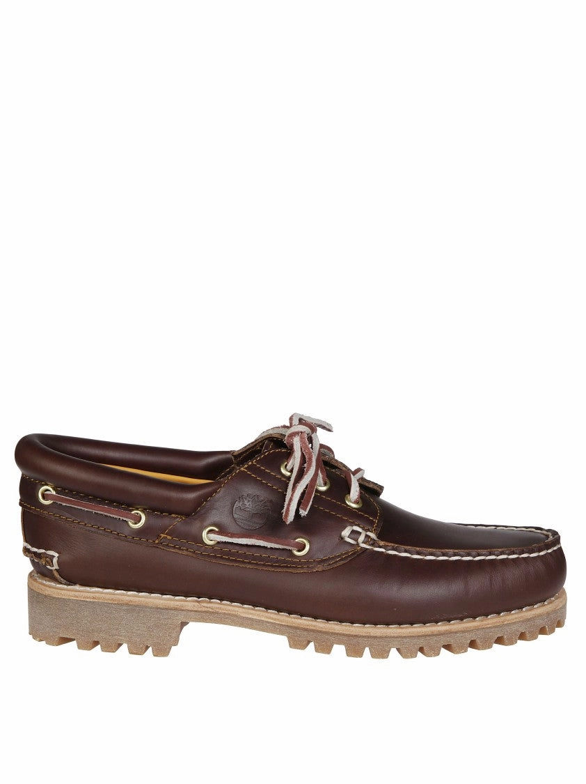 Sole Firm Quiet Lane Authentic Boat Shoe Brown