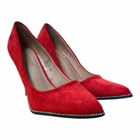 Shoes Heels Stiletto By Olivia Miller In Red, Size:8.5 Wedding Heels for Bridesmaids Soft Memory Foam Heels