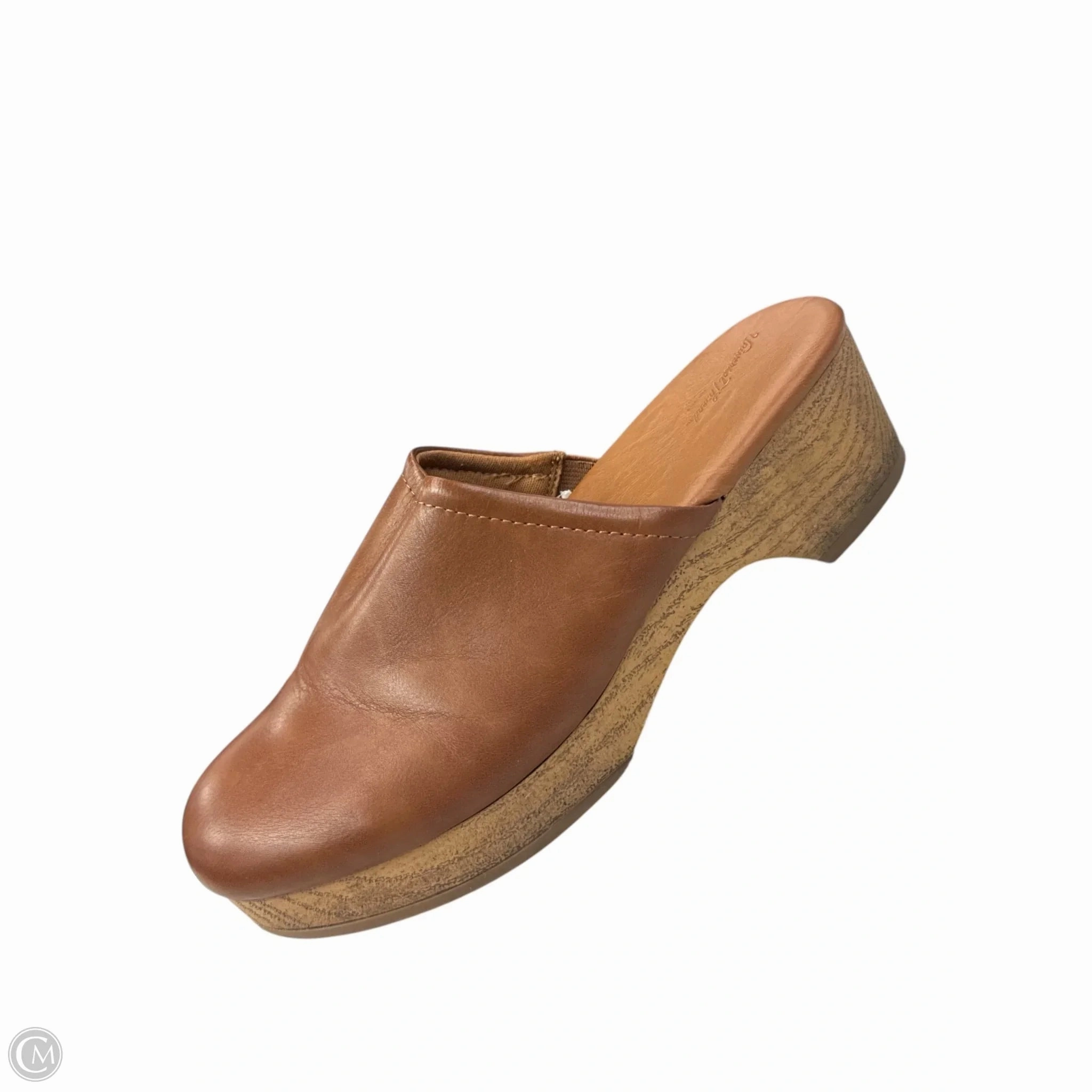 Open Toe Boots Sophisticated Shoes Shoes Heels Block By Universal Thread In Brown, Size: 8.5