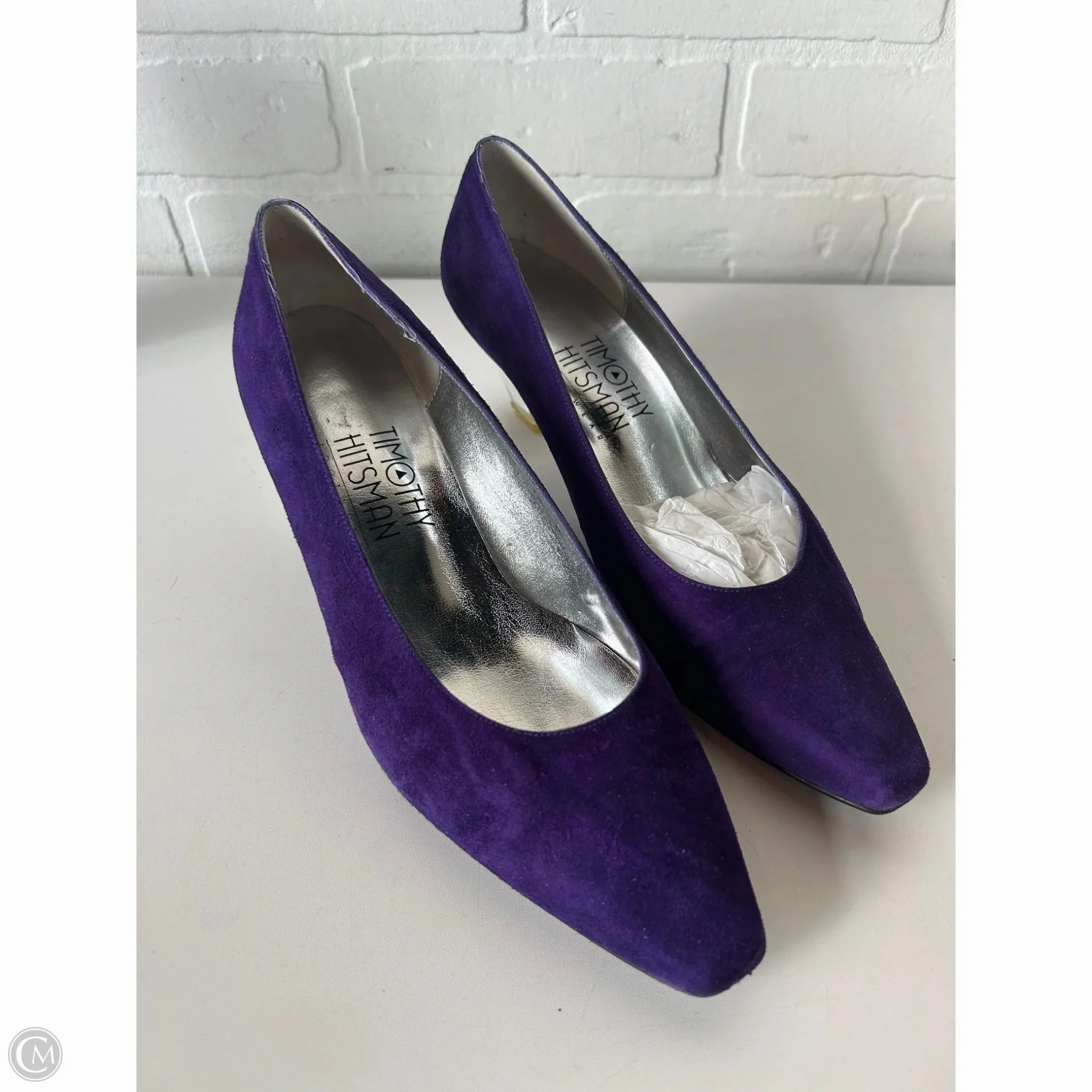 Shoes Heels Block By Cmc In Purple, Size: 10 Classic Black Heels
