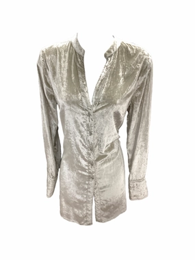 Maeve Women's Panne Dress/Tunic Champagne 4=S Pure Aesthetic Cocktail Ready