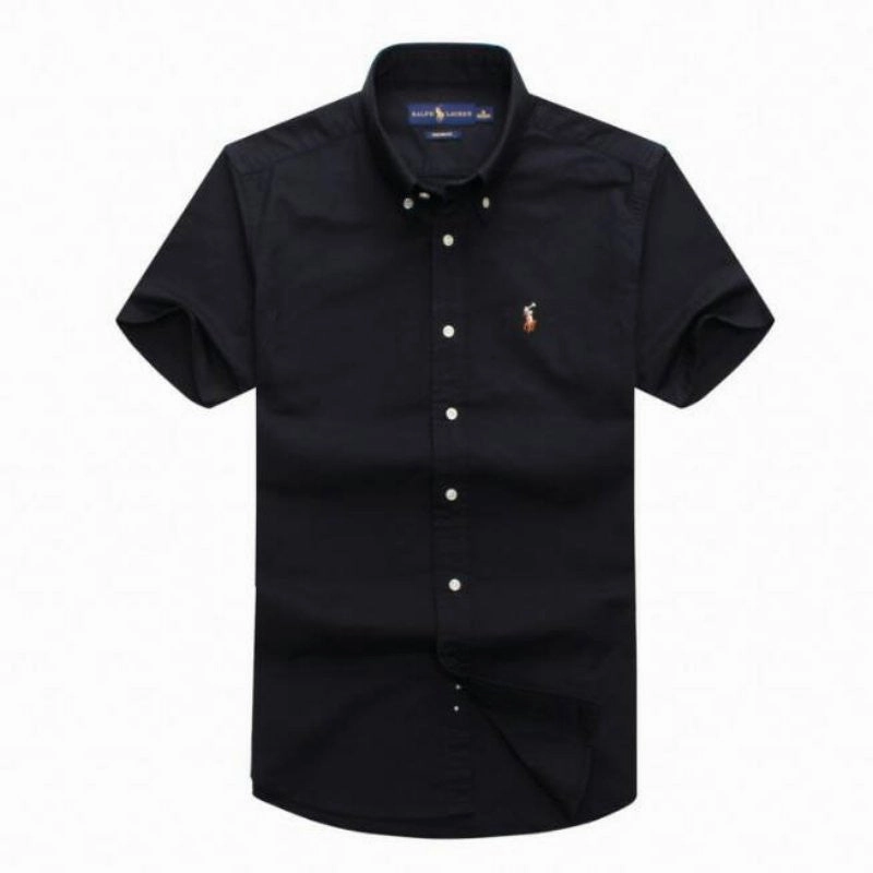 MALE RALPH LAUREN SHORT SLEEVE BLACK SHIRT Timeless Appeal