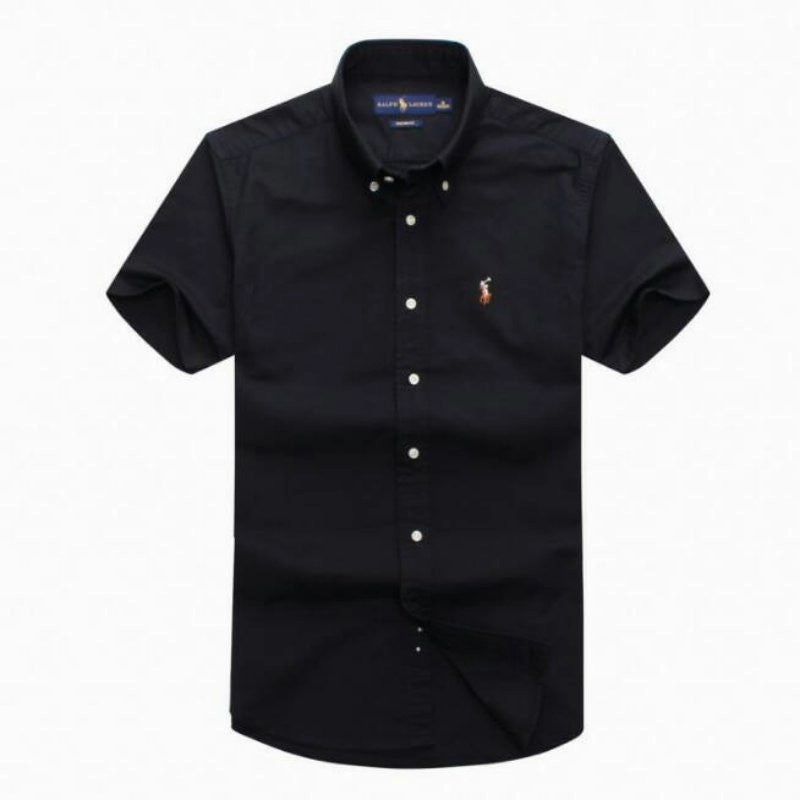 Comfy Layer MALE RALPH LAUREN SHORT SLEEVE BLACK SHIRT