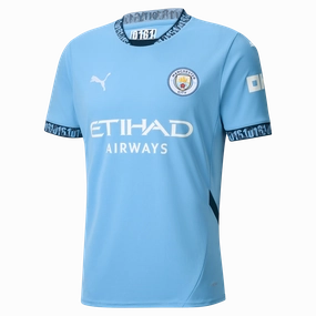 Comfort Stretch Fit Fitness Apparel Manchester City 24/25 Home Authentic Jersey (77505001)