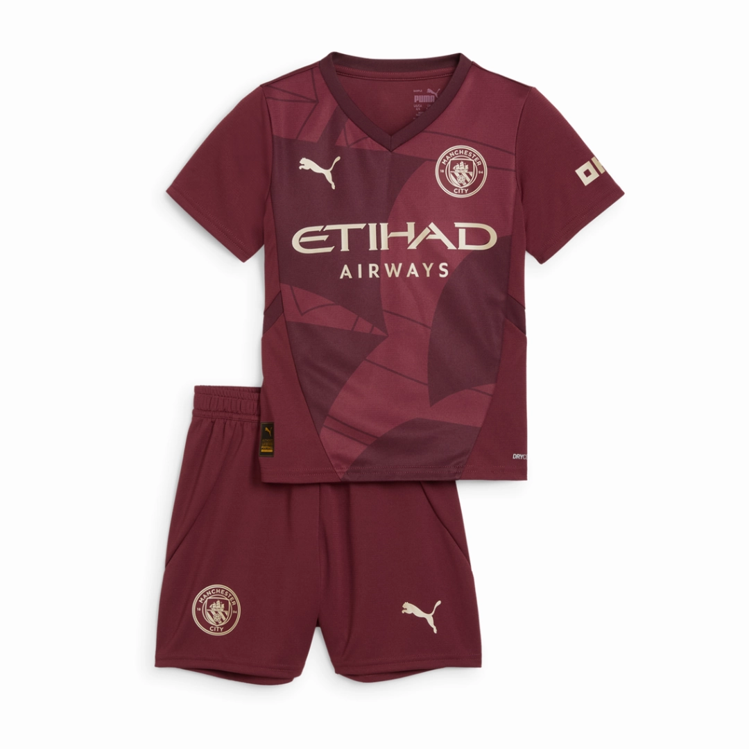 Manchester City 24/25 Third Kit Full Set Shirt & Short Dynamic Fit Layered Thermal Protection