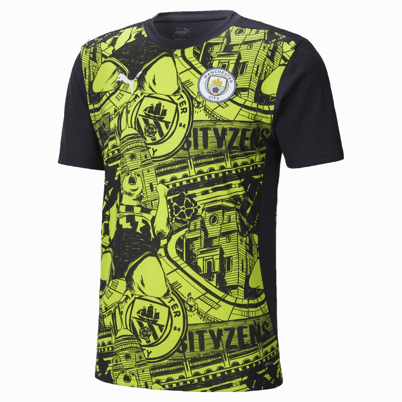 Low Impact Dye Process Manchester City Prematch Jersey (77757814)