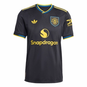 Manchester United 25/26 Third Authentic Jersey (JI7419) Athletic Silicone Trim