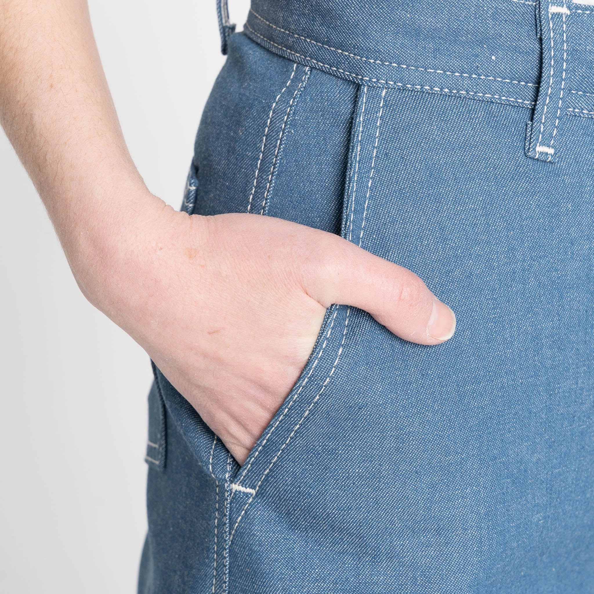 Contemporary Style Maudie - Antique Blue Denim Stretch - Antique Blue