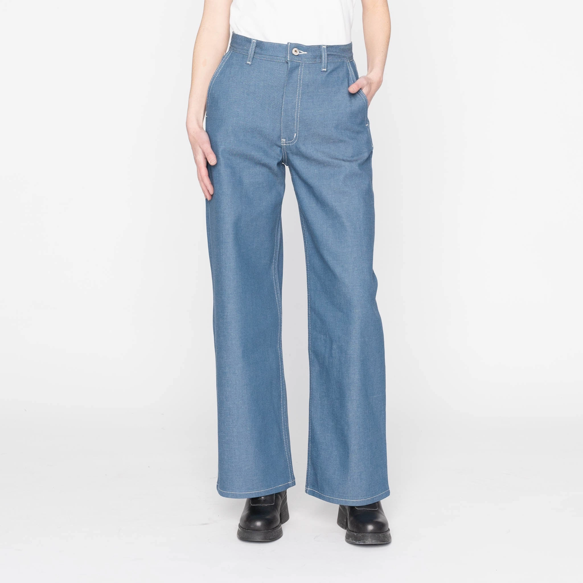 Weekend Wear Smooth Form Maudie - Antique Blue Denim Stretch - Antique Blue