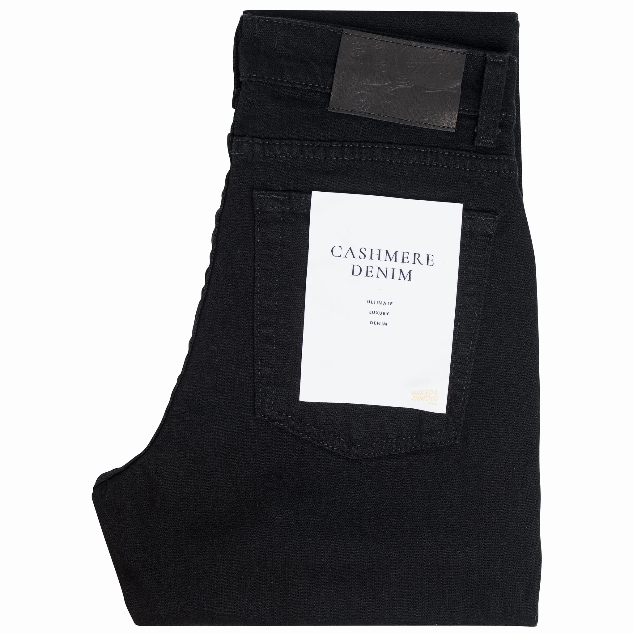 Max - Black Cashmere Lockstitch Construction comfortable length