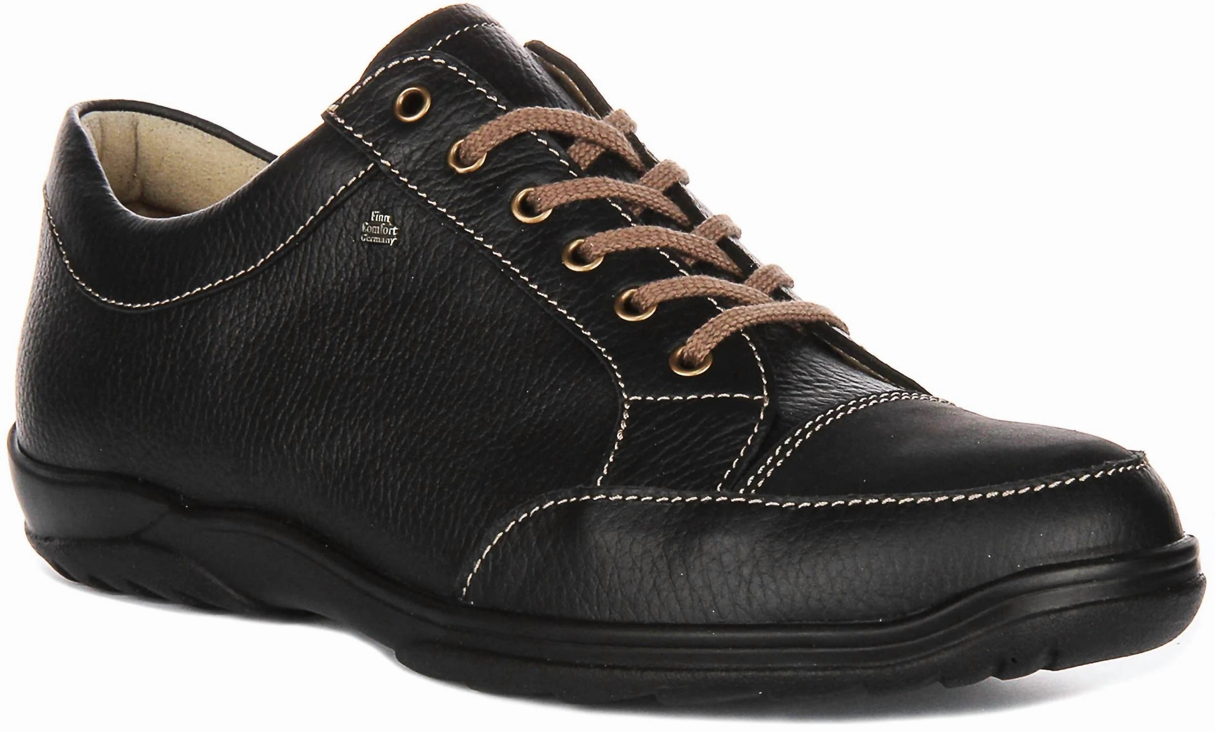 Trendy Walking Shoes Simple Touch Men's Alamo Shoes In Schwarz (Black) Bison/buggy