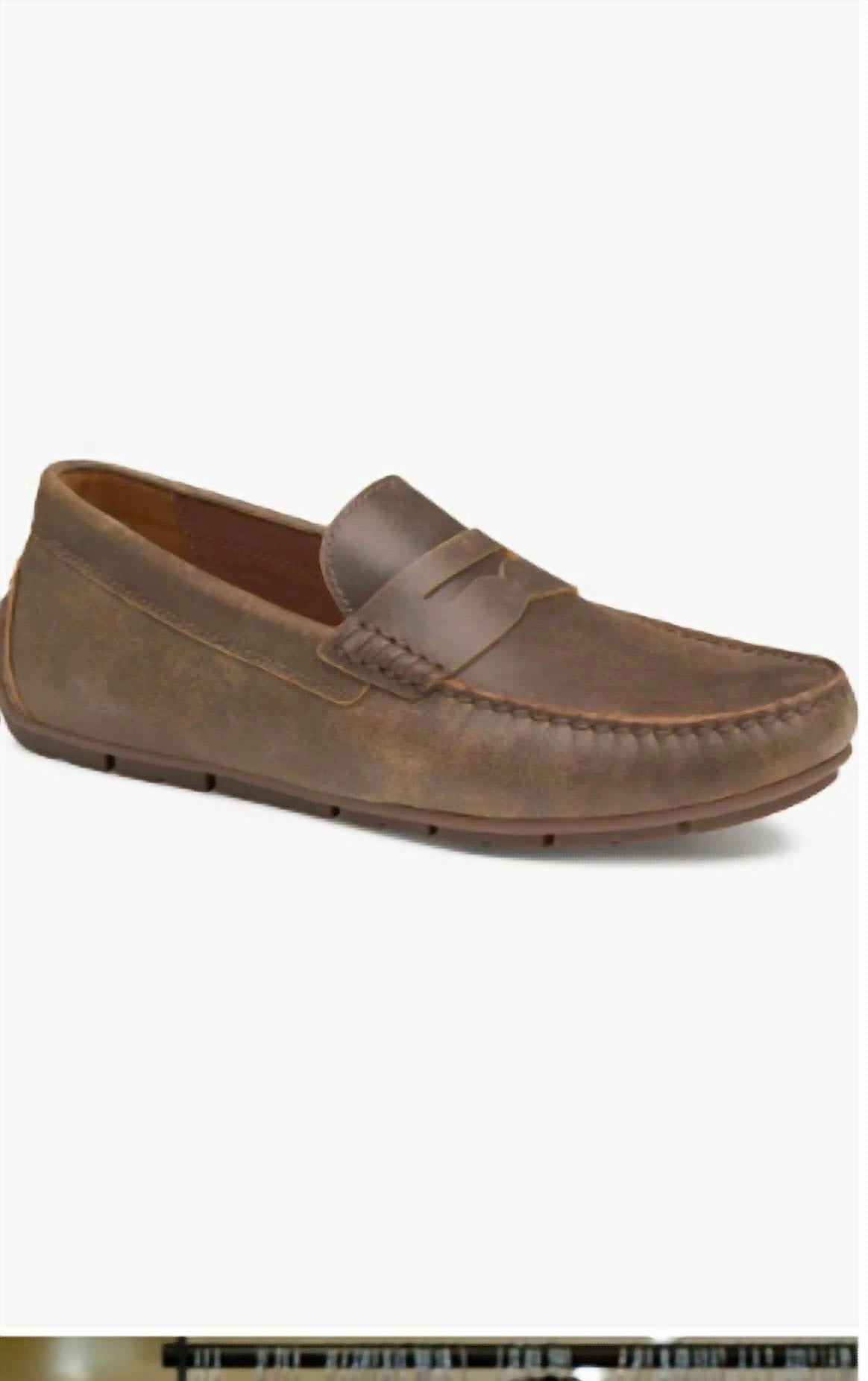 Power Walk Premium Fit Men's Baldwin Driving Shoe In Brown American Full Grain