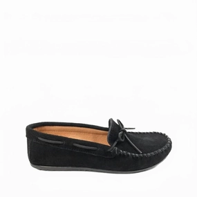 Art Tour Men's Classic Moccasin Slip-On Shoes In Black