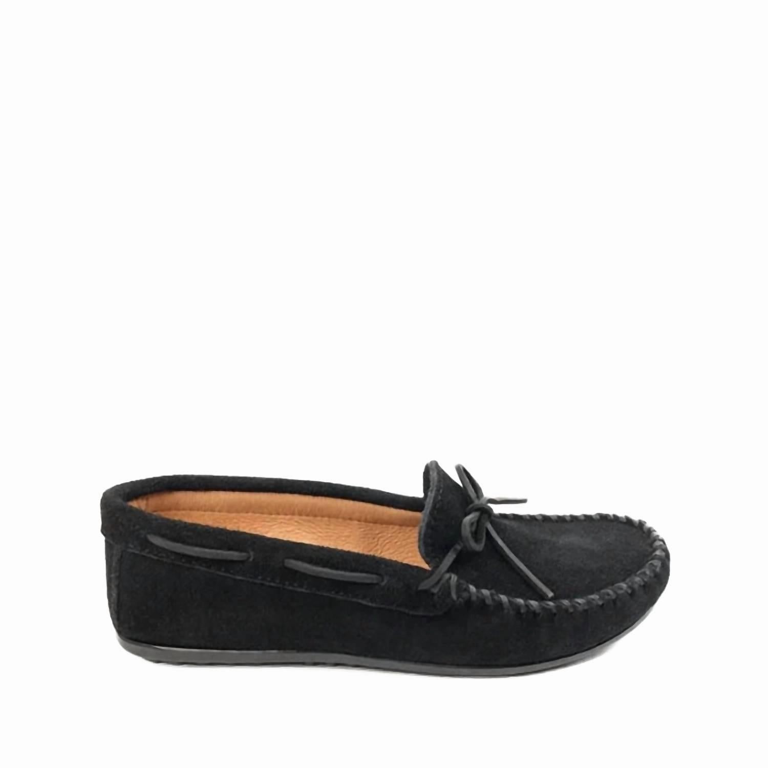 Art Tour Men's Classic Moccasin Slip-On Shoes In Black