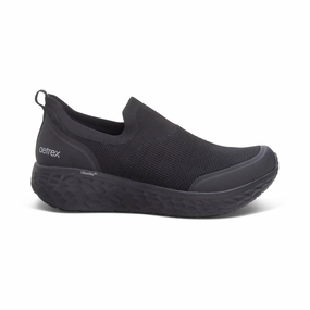 Men's Dash Slip On Shoes In Black Strong Power Street Firm
