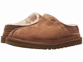 Men's Neuman Slippers In Chestnut Flower Walk